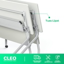 Meja Kerja Lipat Stramm Cleo Folding Table
