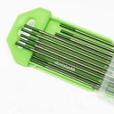Tungsten Electrode Hijau Aluminium 2.4mm Tig Argon Las