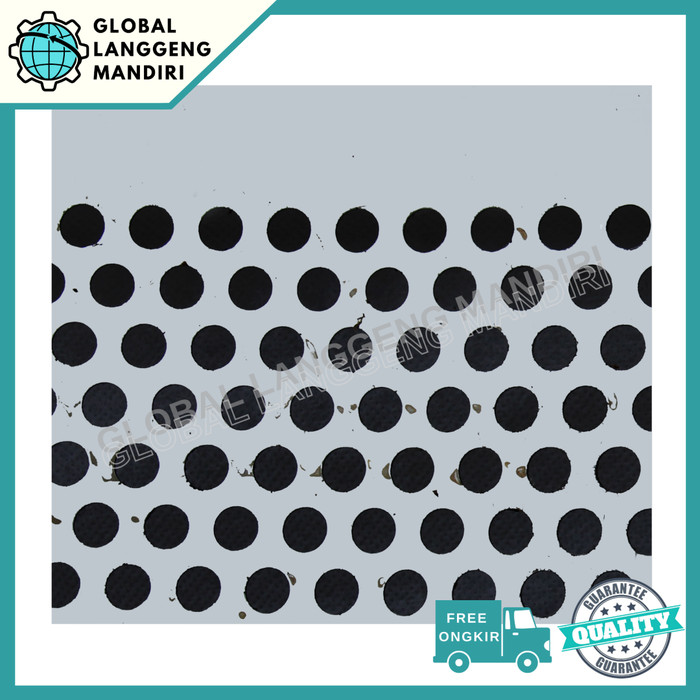 PLAT LUBANG PERFORATED BESI 1MX2M / PLAT LUBANG BESI TEBAL 0.8MM