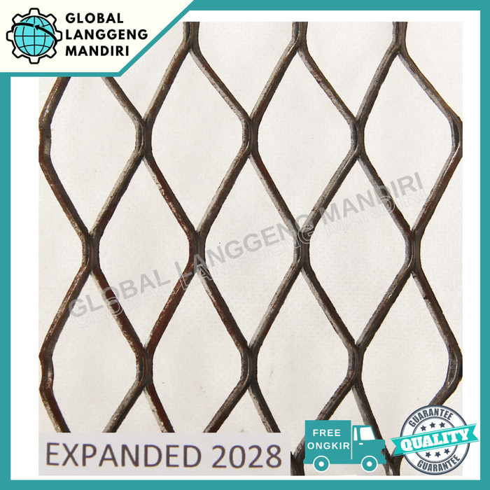 EXPANDED METAL BERBAGAI MACAM UKURAN / EXPANDA 3032 BESI 1.2MX2.4METER