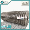 KAWAT RAM STAINLESS 50MMX50MMX4.0MMX1.2M (304) /KAWAT LOKET STAINLESS