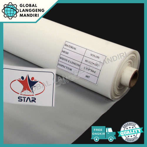 WIRE MESH NYLON 80 1.5MX1M / SARINGAN NYLON #80 / SARINGAN POLYESTER