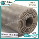 WIRE MESH 20 STAINLESS (316) 1MX1M / KAWAT NYAMUK STAINLESS WIREMESH