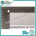 WIRE MESH 10 STAINLESS (316) 1MX1MX0.35MM / KAWAT NYAMUK STAINLESS #10