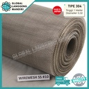 WIRE MESH 14 STAINLESS (304) JEPANG 1MX1MX0.32MM / KAWAT NYAMUK SS#14