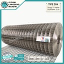 KAWAT RAM STAINLESS 50MMX50MMX3.0MMX1.2M (304) /KAWAT LOKET STAINLESS