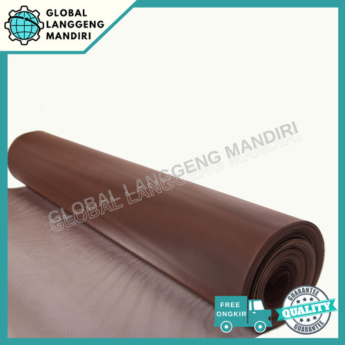 KAWAT NYAMUK ALUMUNIUM COATING COKLAT 1.2M / KAWAT NYAMUK PARABOLA
