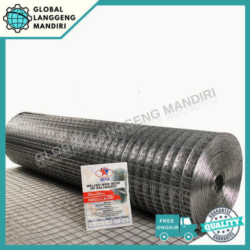 LOKET GALVANIS 50MMX50MMX3.0MMX1.8M / KAWAT RAM 2"X2"XBWG12X1.8MX1M