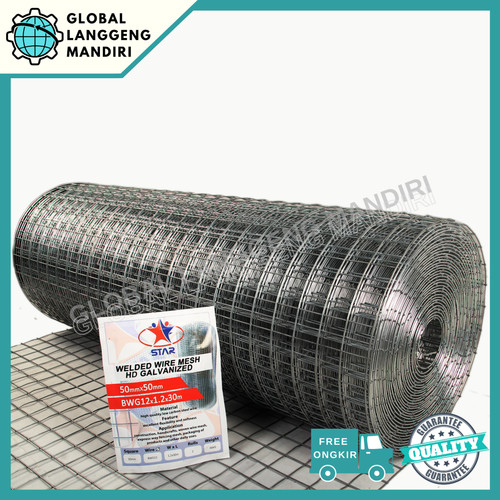 LOKET GALVANIS 50MMX50MMX3.0MMX1.2M / KAWAT RAM 2"X2"XBWG12X1.2MX1M