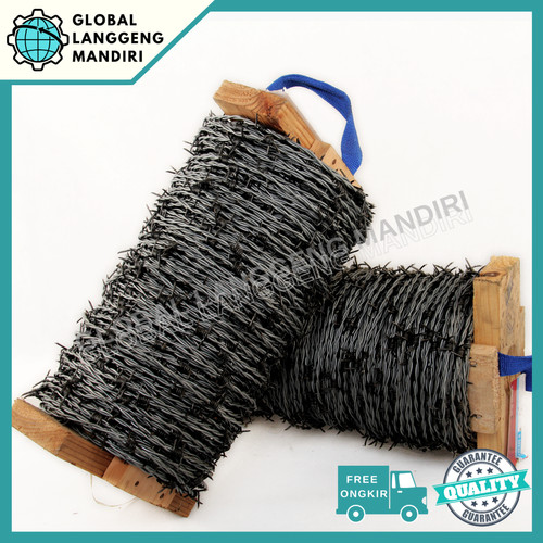 KAWAT DURI LOKAL ASLI / KAWAT DURI BAJA / RAZOR WIRE 100 METER