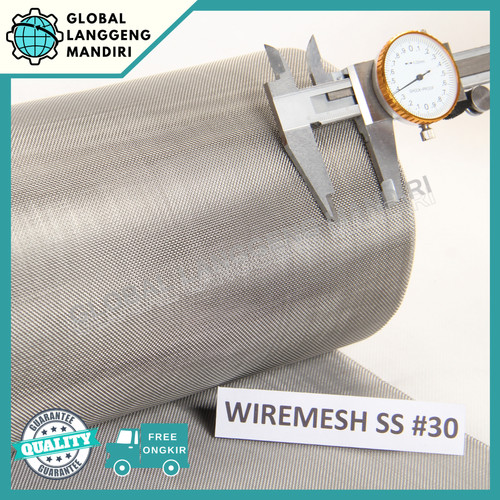 WIRE MESH 30 STAINLESS (201) 1MX1.3M / KAWAT NYAMUK/ WIREMESH #30 201