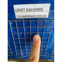 KAWAT RAM GALVANIS HD 1/2"X1/2"X1.0MMX1M / KAWAT LOKET 12MM BWG19