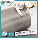 WIRE MESH 40 STAINLESS (304) 1.5MX0.15MMX1M / KAWAT NYAMUK STAINLESS