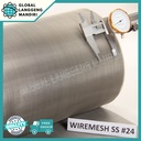 WIREMESH 24 STAINLESS (304) 0.22MMX1.3MX1M / KAWAT NYAMUK STAINLESS