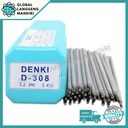 Kawat Las Denki D308 3.2MM (1KG)/ D-308 3.2 MM D-308 STAINLESS STEEL D