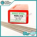 Kawat Las Nikko Steel NSN 316 2.6MM (1KG)/ NSN316 2.6 MM STAINLESS 2,6