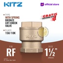 KITZ Tusen Klep Lift Check Valve w. Spring Fig. 150 RF , 1 1/2" - 40mm