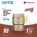KITZ Tusen Klep Lift Check Valve w. Spring Fig. 150 RF , 1 1/4" - 32mm