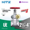 Gate Valve Stainless SUS304 KITZ Fig. 10 UE , Drat / Screw