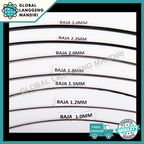 KAWAT BAJA 2.0MM / SPRING PER / KAWAT BAJA HITAM 2.0MM