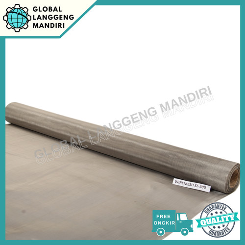 WIREMESH 80 STAINLESS (1M) TIPE (304) / TEBAL 0.10 / 0.12 /