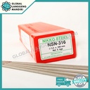 Kawat Las Nikko Steel NSN 316 3.2MM (1KG)/ NSN316 3.2 MM STAINLESS 2,6
