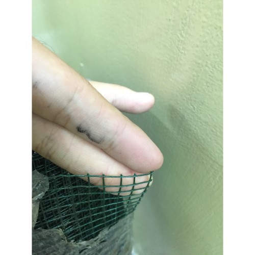 KAWAT LOKET PVC 1/4'X1/4" BWG25 (10M) KAWAT LOKET HIJAU 1/4X1/4 INCHI