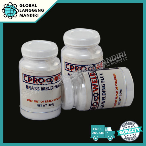 OBAT LAS KUNINGAN CPROWELD BRAZING BRASS FLUX WELDING POWDER