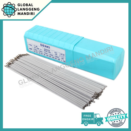 Kawat Las Denki D308 2.6MM (1KG)/ D-308 2.6 MM STAINLESS STEEL D