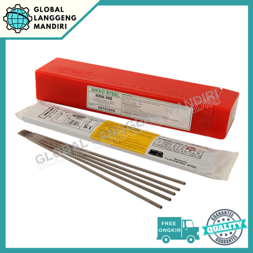 Kawat las stainless Nikko STEEL NSN308 3.2MM (1KG) / NSN 308 3.2 MM