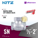 Lift Check Valve Ductile KITZ Fig. 20 SN , Drat / Screw