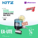 Electric / Motorized Ball Valve Stainless SUS316 KITZ Fig. EA-UTE , 1/4" - 8A - 8mm , Drat / Screw