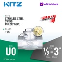 Klep Tabok / Check Valve Stainless SUS304 KITZ Fig. UO , Drat / Screw