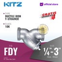 Y-Strainer Ductile Iron KITZ Fig. 10 FDY, Drat / Screw