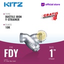 Y-Strainer Ductile Iron KITZ Fig. 10 FDY, 1" - 25mm , Drat / Screw