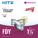 Y-Strainer Ductile Iron KITZ Fig. 10 FDY, 1 1/4" - 32mm , Drat / Screw