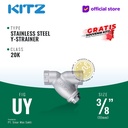 Y-Strainer Stainless KITZ Fig. UY, 3/8" - 10A - 10mm , Drat / Screw