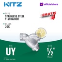 Y-Strainer Stainless KITZ Fig. UY, 1/2" - 15A - 15mm , Drat / Screw