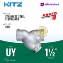 Y-Strainer Stainless KITZ Fig. UY, 1 1/2" - 40A - 40mm , Drat / Screw
