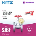 Globe Valve Ductile KITZ Fig. 10 SJBF , 1/2" - 15A - 15mm , Flange 10K
