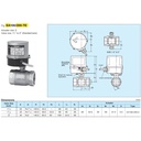 Electric / Motorized Ball Valve Bronze KITZ Fig. EA-TE , 1 1/2" - 40A - 40mm , Drat / Screw