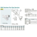 Y-Strainer Ductile Iron KITZ Fig. 10 FDY, 1/2" - 15mm , Drat / Screw