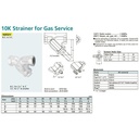 Y-Strainer Ductile Iron KITZ Fig. 10 FDY, 1 1/4" - 32mm , Drat / Screw