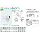 Y-Strainer Ductile Iron KITZ Fig. 10 FDY, 2 1/2" - 65mm , Drat / Screw
