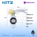 Butterfly Valve Alum , KITZ Fig. 10XJSME , 2" - 50mm , LEVER - SHORT