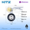 Butterfly Valve Alum , KITZ Fig. 10XJSME , 3" - 80mm , LEVER - SHORT