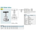 Globe Valve Ductile KITZ Fig. 20 SY , 3/8" - 10A - 10mm , Drat / Screw