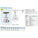 Globe Valve Ductile KITZ Fig. 20 SY , 1 1/4" - 32mm , Drat / Screw