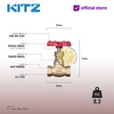 Globe Valve Soft Seat KITZ Fig. 125 G , 1/4"  - 8mm , Drat / Screw