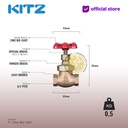 Globe Valve Soft Seat KITZ Fig. 125 G , 3/8"  - 10mm , Drat / Screw